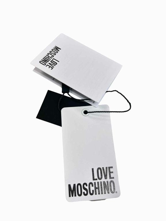 MOSCHINO FAUX LEATHER CROC CROSSBODY