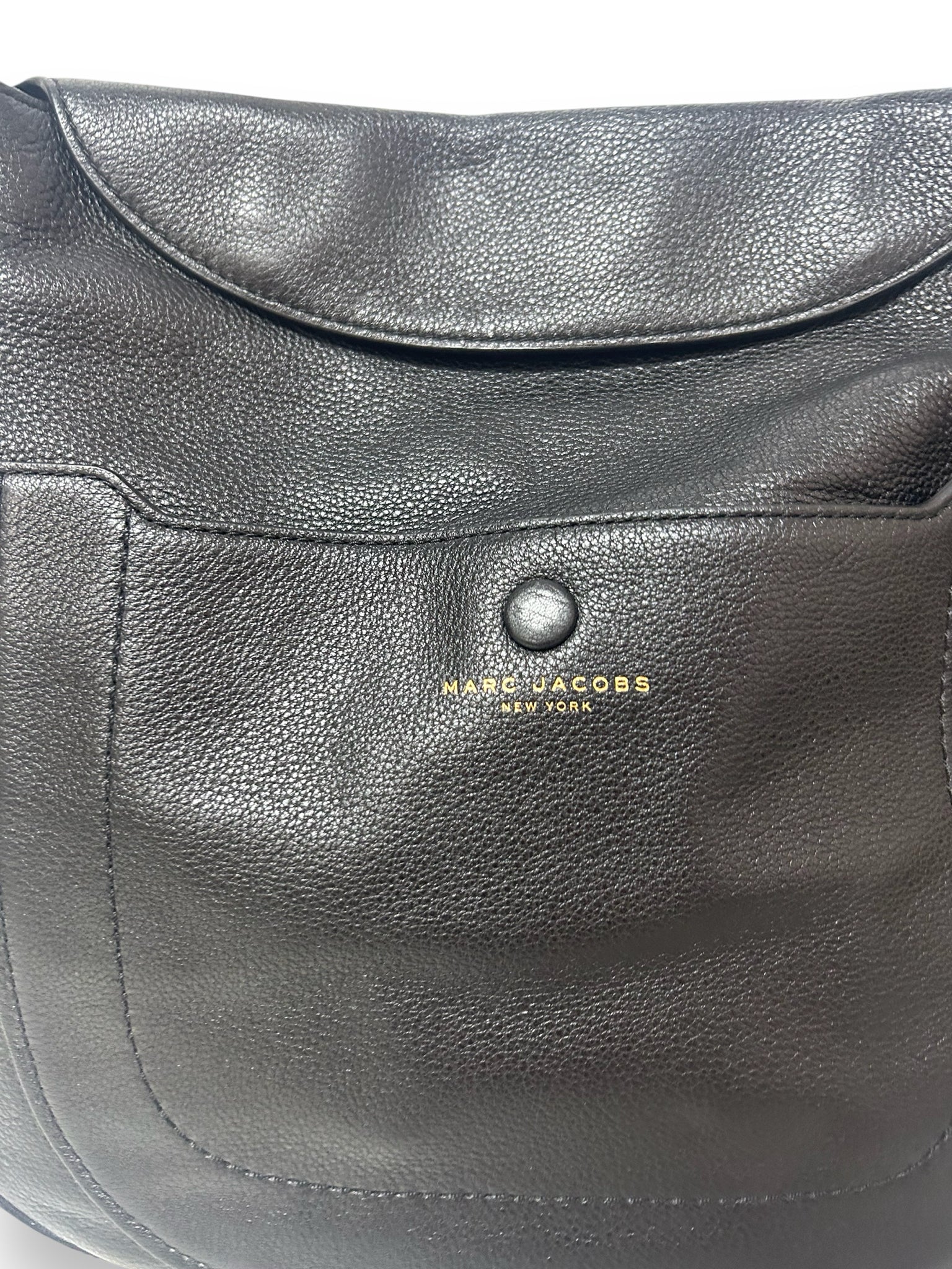 MARC JACOBS NWT EMPIRE CITY LARGE HOBO CROSSBODY BLACK