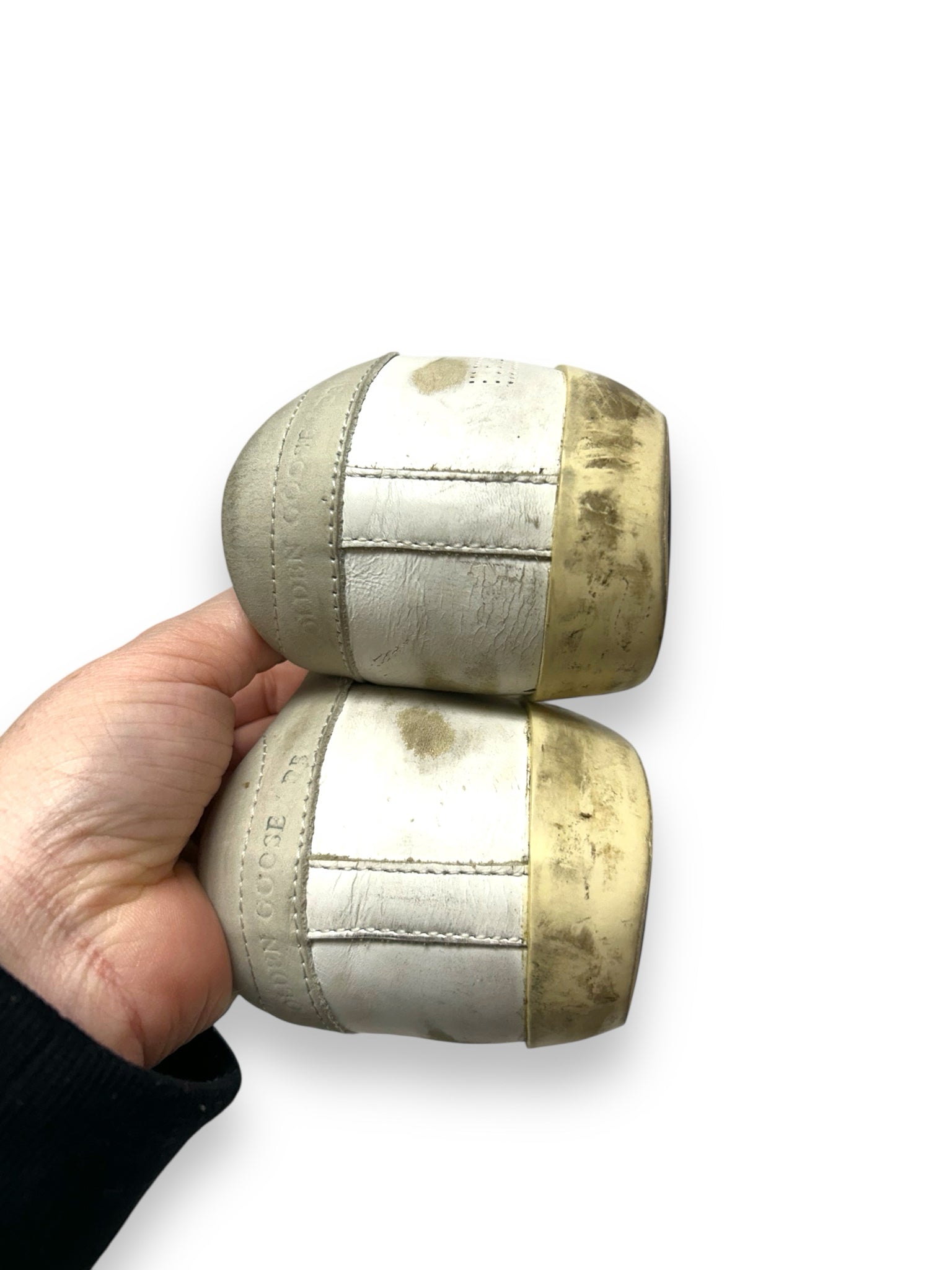 GOLDEN GOOSE SUPERSTAR SNEAKERS DISTRESSED WHITE SIZE 36 US 6