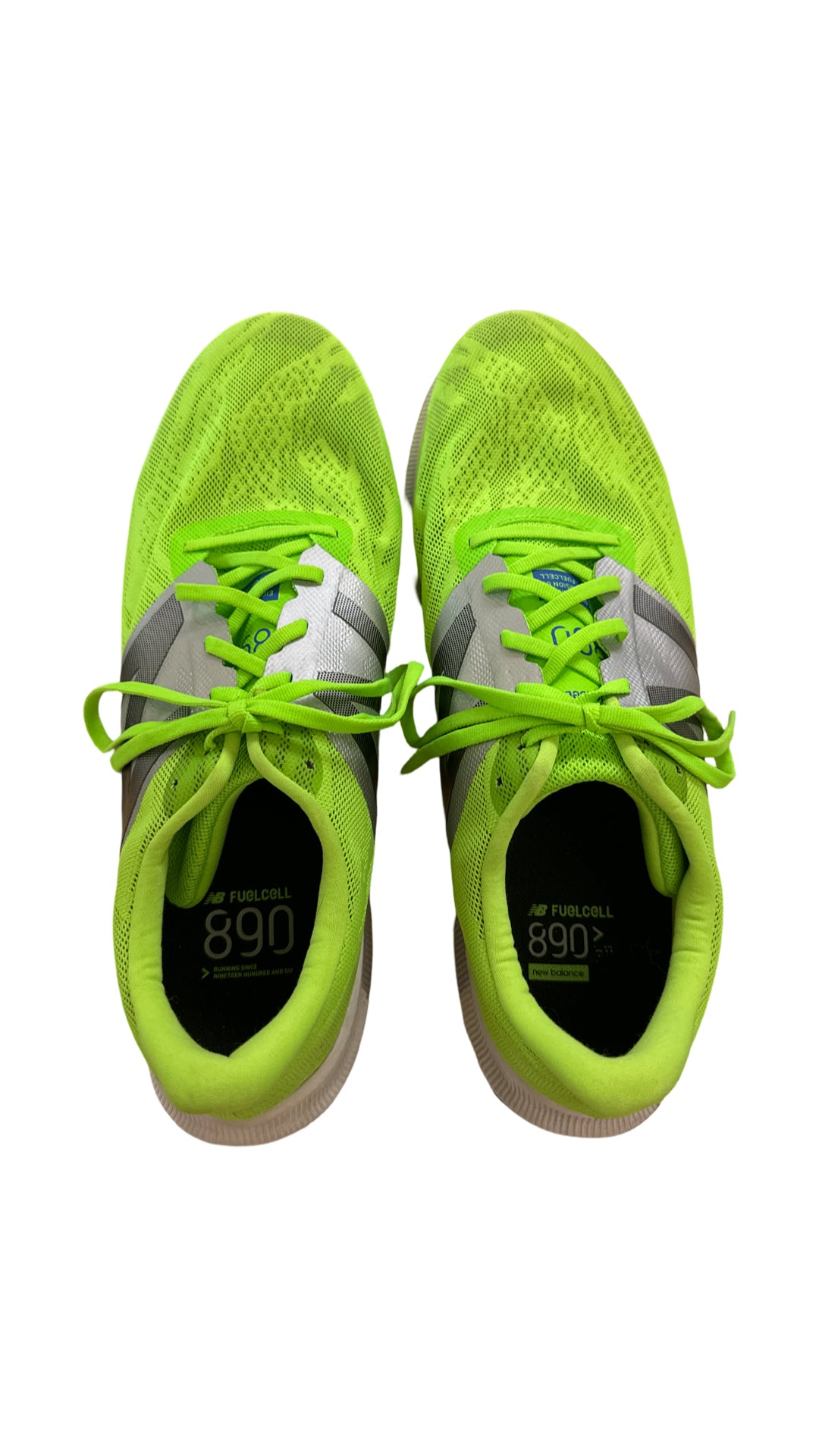 NEW BALANCE FUELCELL 890 SNEAKER SIZE 14 NEON GREEN