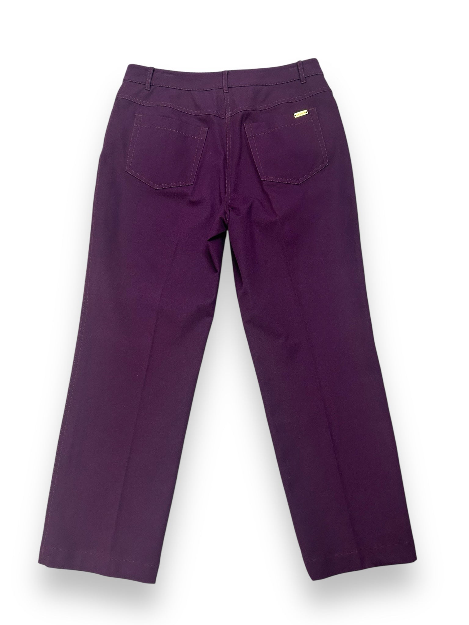 ST JOHN SPORT STRETCH BOOT CUT PLUM PURPLE SIZE 12