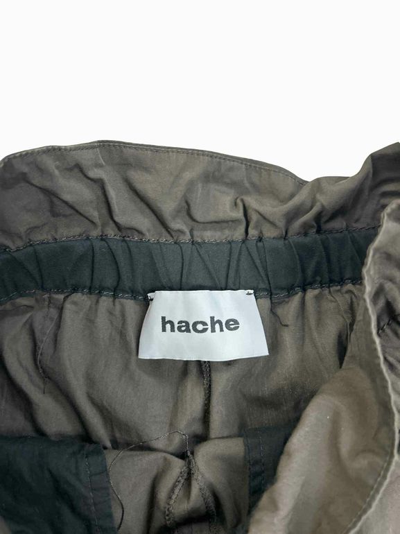 HACHE 100% COTTON HIGH WAISTED PRINCE TAPERED PANT SIZE: 38