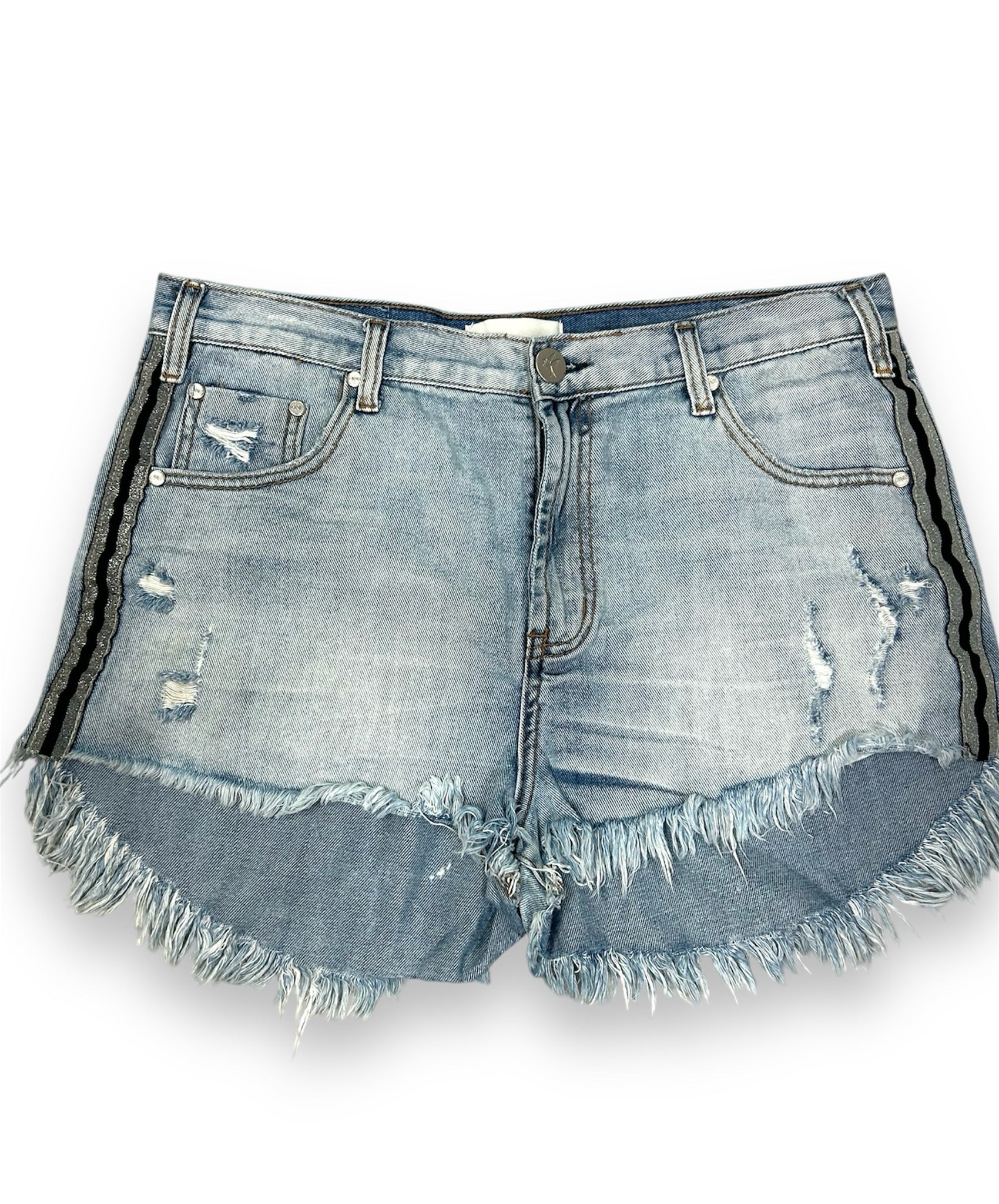 ONE X ONE TEASPOON MONT BLUES LIBERTINES ALTERED DENIM CUT OFF SHORTS SIZE 32