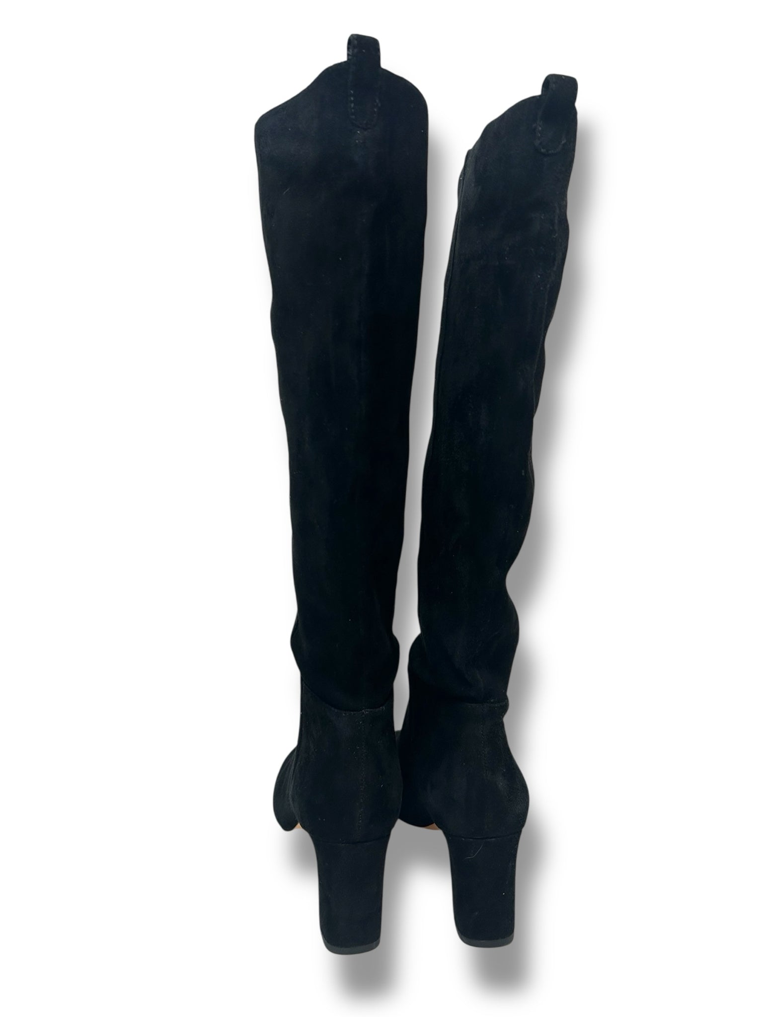 JMCLAUGHLIN BRIANA TALL BOOT BLACK SUEDE LEATHER SIZE 9.5