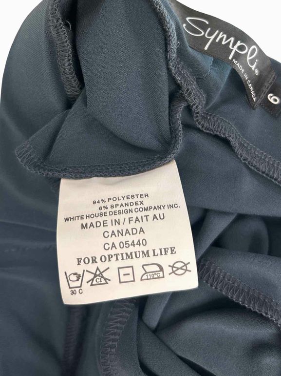 SYMPLI CUFFED CROP LAGENLOOK PANT SIZE: 6