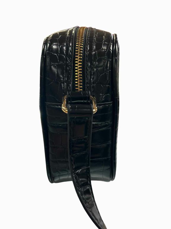 MOSCHINO FAUX LEATHER CROC CROSSBODY