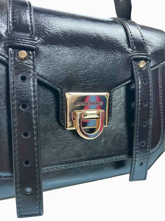 MICHAEL KORS  MANHATTAN PATENT SATCHEL