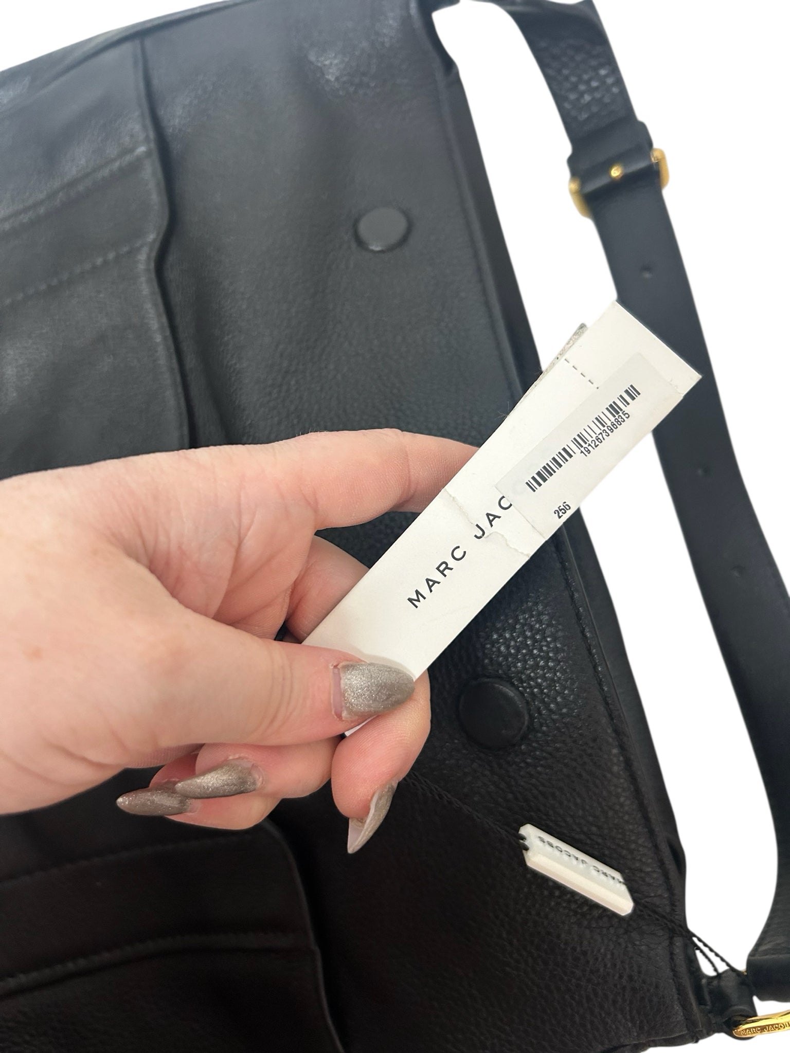 MARC JACOBS NWT EMPIRE CITY LARGE HOBO CROSSBODY BLACK