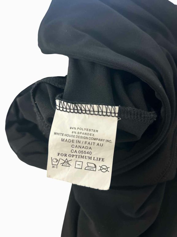 SYMPLI  WIDE LEG DRAPEY CROP PANT LEG POCKET SIZE: 2