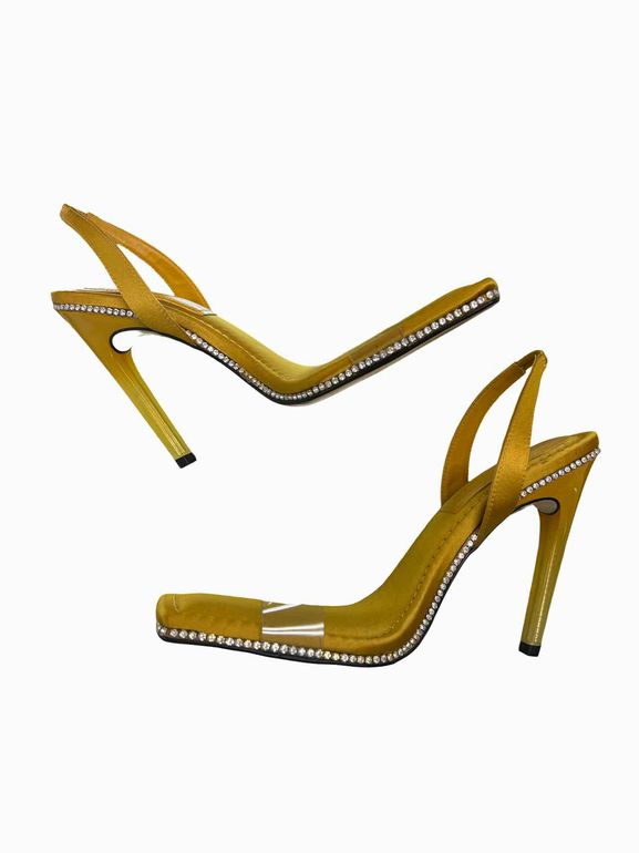 GOOD AMERICAN Size 9.5 GOLDENROD WSHOES-10