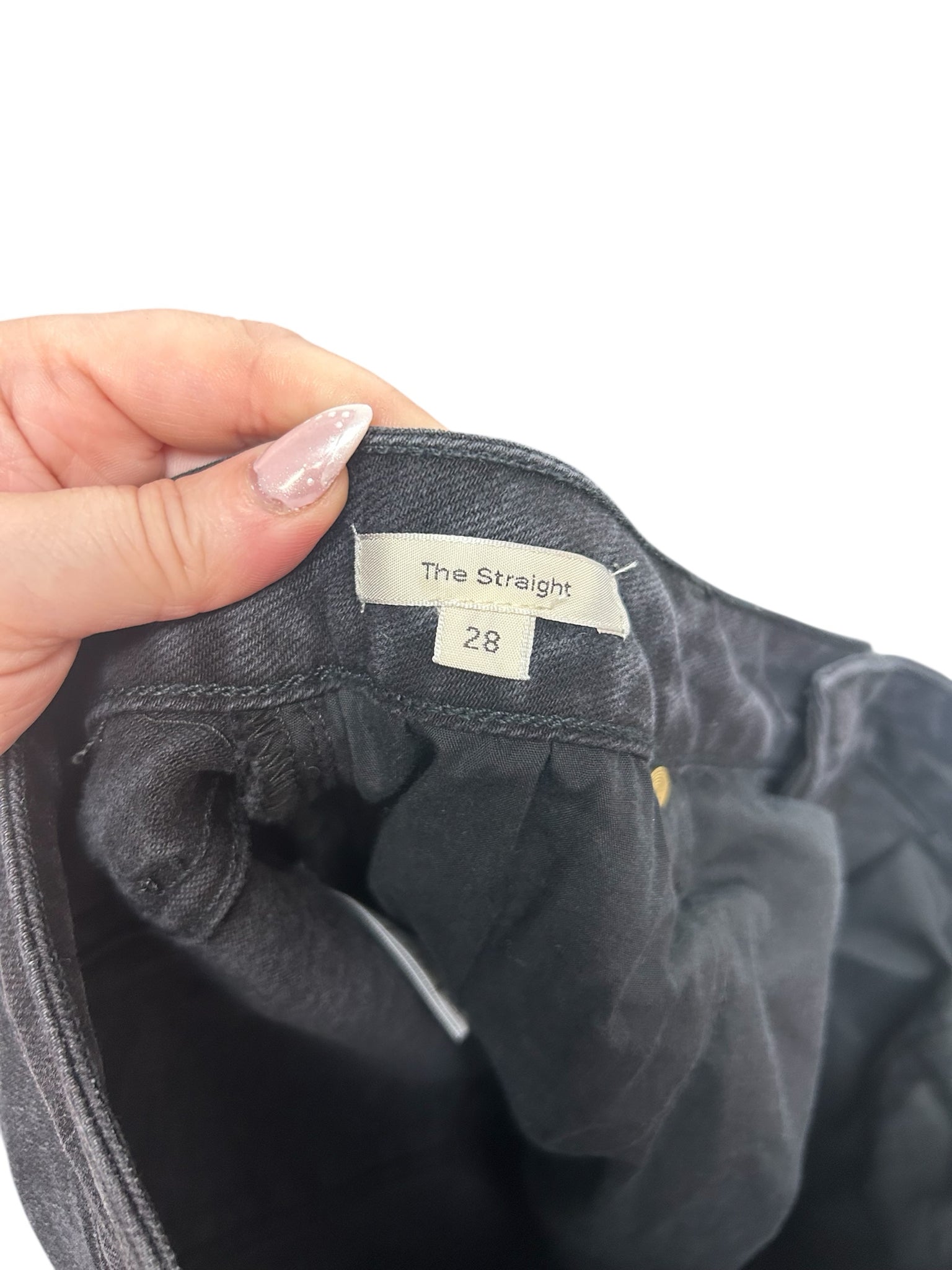 NELLE ATELIER THE STRAIGHT BLACK JEANS SIZE 28