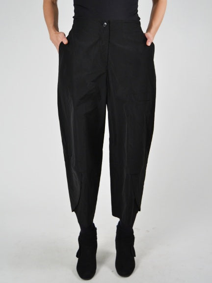 SUN KIM MONET CAMO PRINT BARREL ANKLE WIDE LEG CROP SIZE SMALL