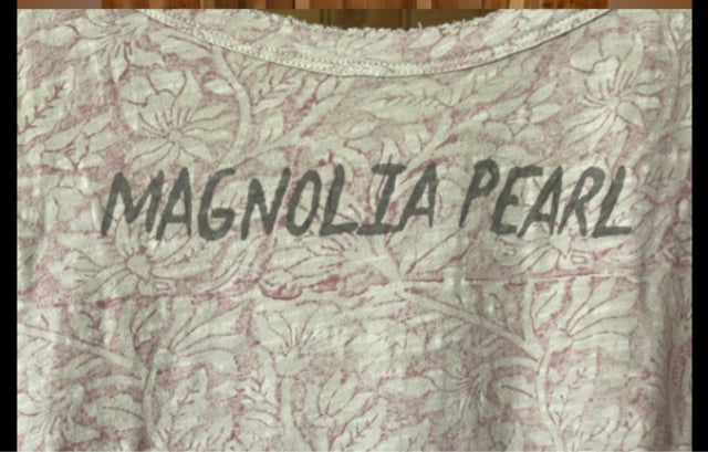 MAGNOLIA PEARL LANA TANK BEIGE/PINK MAXI DRESS IN SASKIA COLORWAY SIZE ONE SIZE