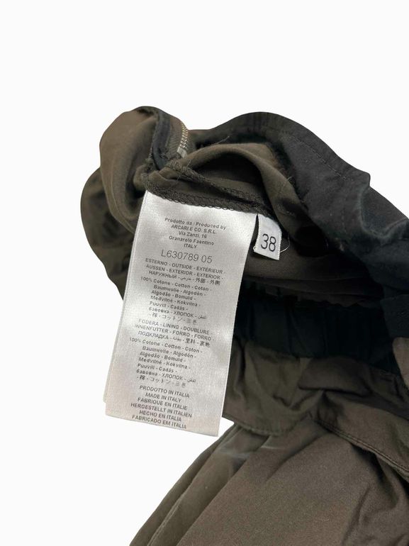 HACHE 100% COTTON HIGH WAISTED PRINCE TAPERED PANT SIZE: 38