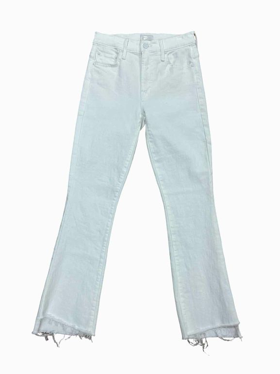 MOTHER THE INSIDE CROP STEP FRAY IN FAIREST OF THEM ALL SIZE: 24