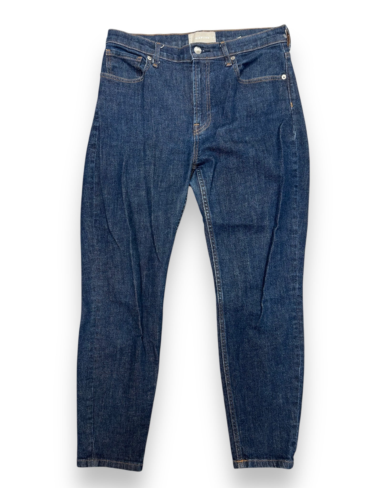 EVERLANE HIGH RISE DARK WASH SLIM ANKLE JEANS SIZE 30
