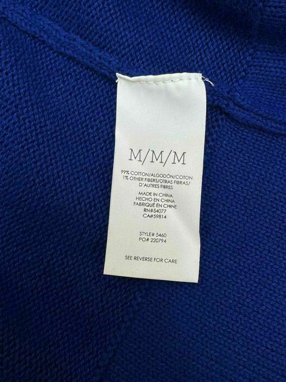 CABI NWT!  DRESSED UP ROYAL BLUE HOODIE SIZE M