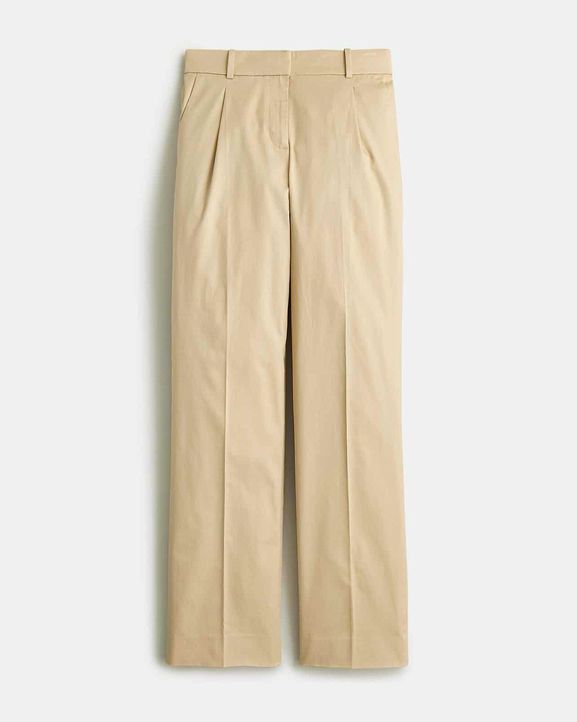 JCREW ESSENTIAL STRAIGHT CITY CREPE TROUSER  SIZE: 12