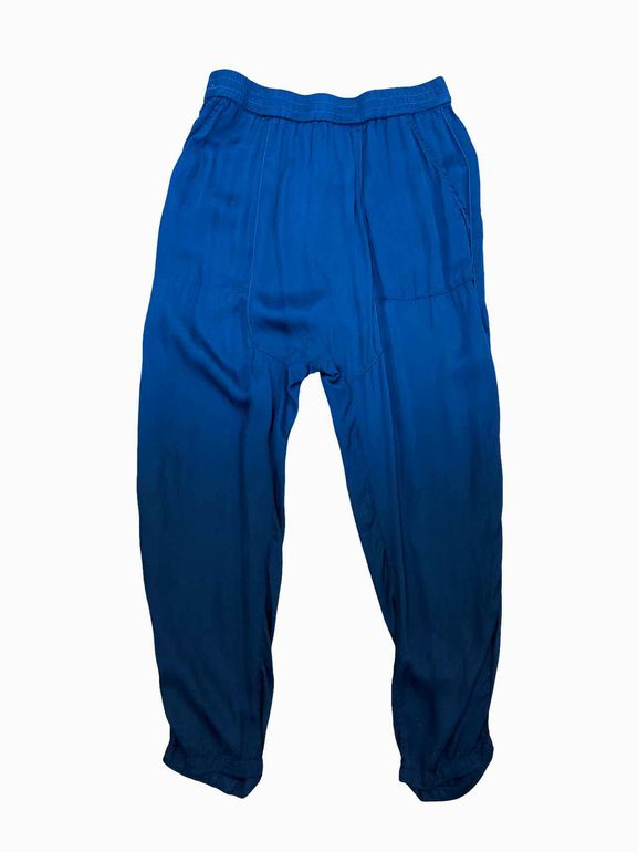 RAQUEL ALLEGRA  THE SUNDAY PANT MATTE SATIN OMBRE PANT  SIZE: XS