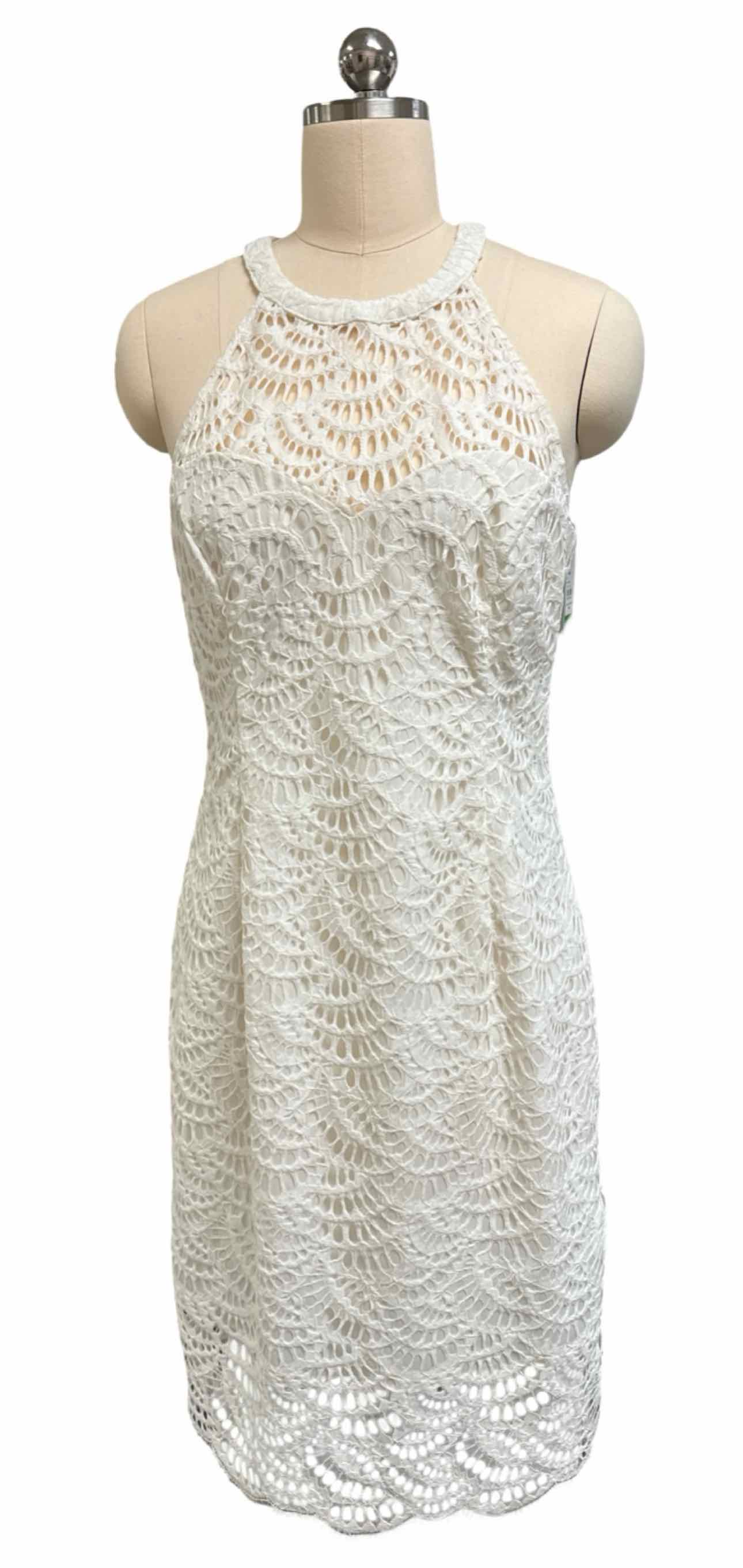 LILLY PULITZER NWT! KENNA WHITE DRESS SIZE 8