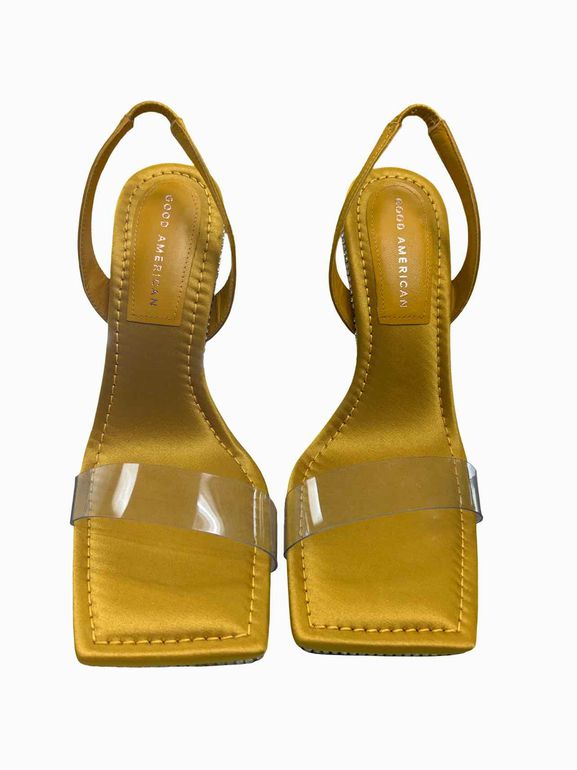 GOOD AMERICAN Size 9.5 GOLDENROD WSHOES-10