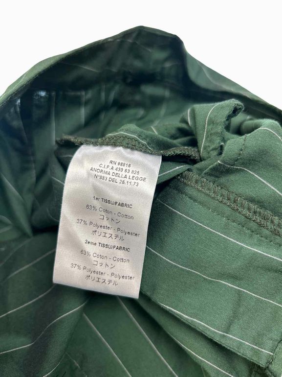 COTELAC PINSTRIPE CUFFED TROUSER SIZE: 0