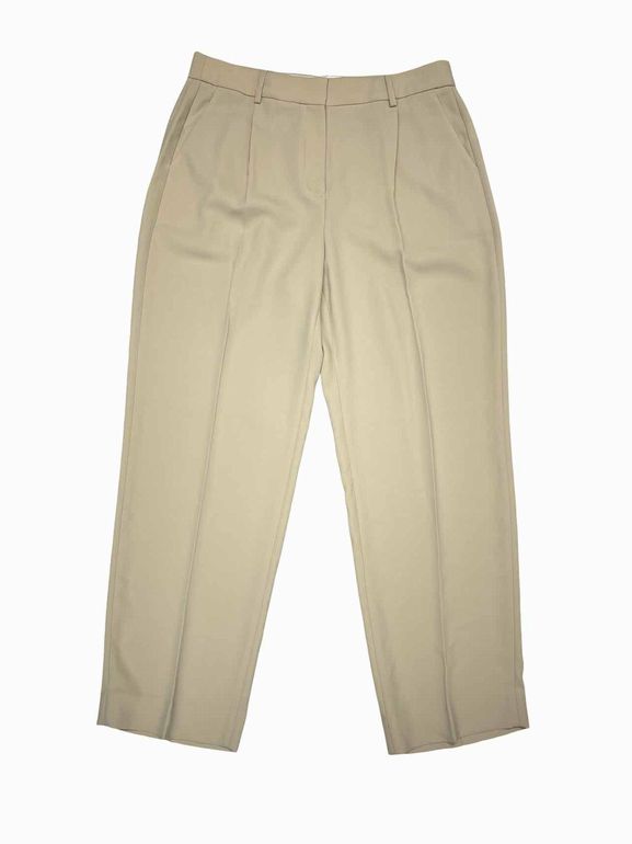 JCREW ESSENTIAL STRAIGHT CITY CREPE TROUSER  SIZE: 12