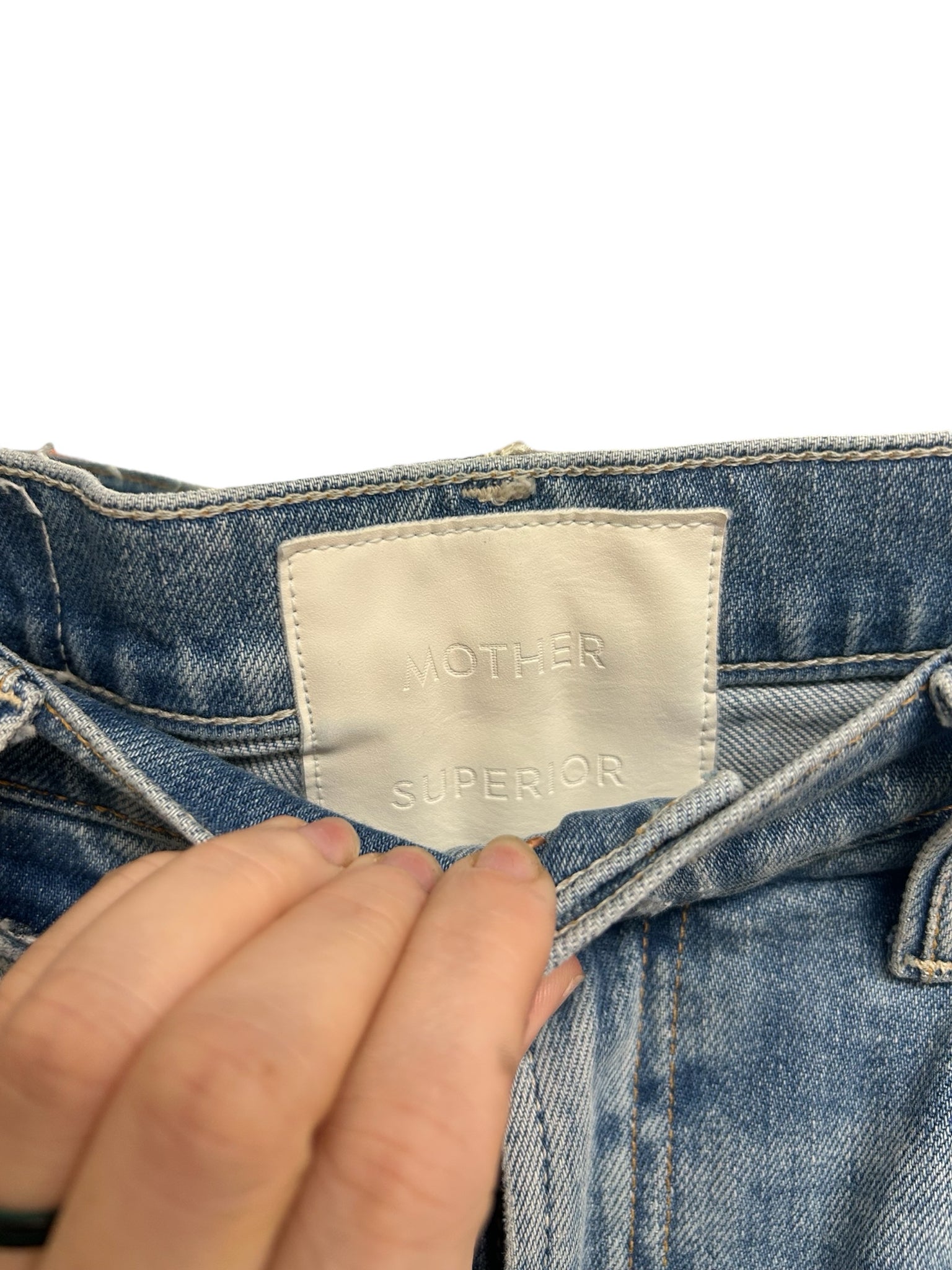 MOTHER HIGH WAISTED RIDER SKIMP IN THE CONFESSION JEANS SIZE 27