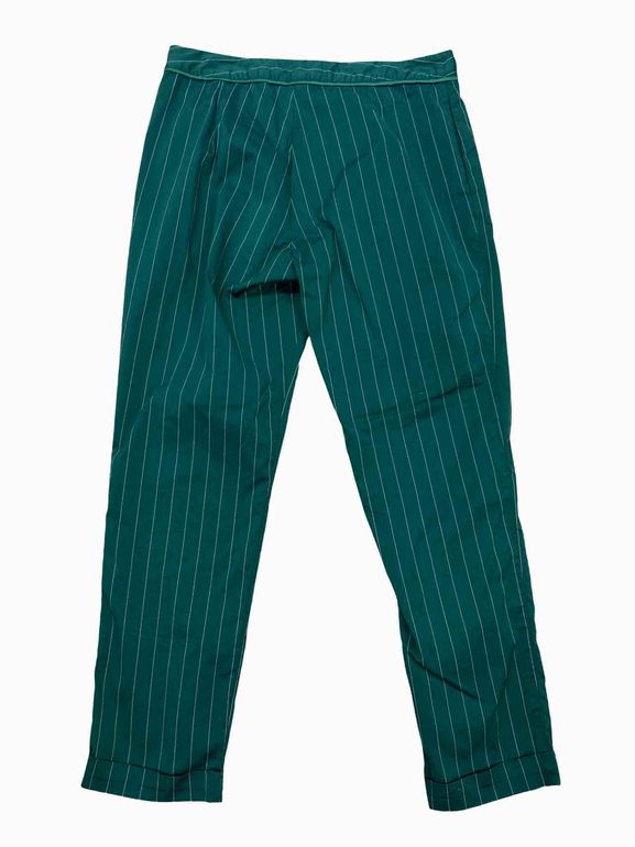 COTELAC PINSTRIPE CUFFED TROUSER SIZE: 0