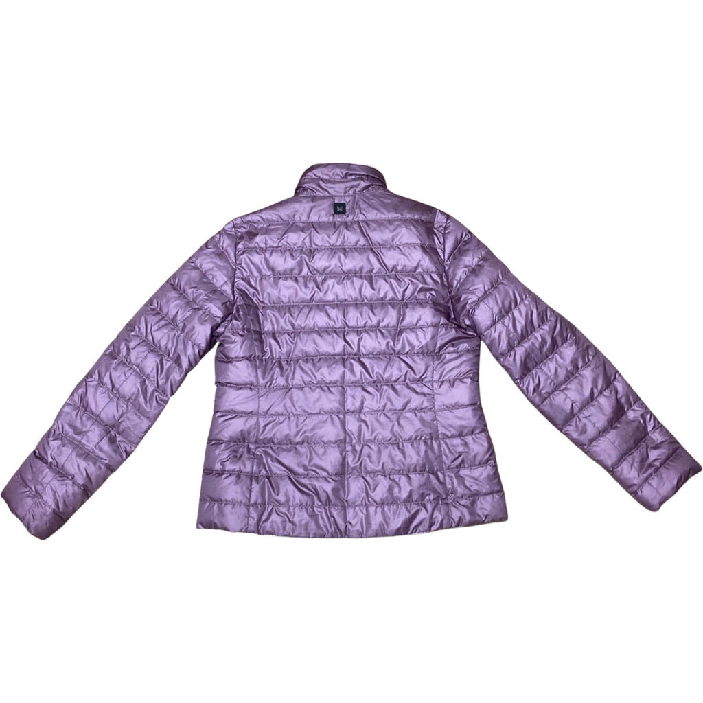 MAX MARA PURPLE/PINK WEEKEND REVERSIBLE PACKABLE DOWN JACKET SIZE SMALL