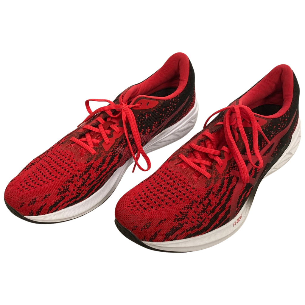 ASICS RED/BLACK DYNA BLAST 2 RUNNING SNEAKERS SIZE 14– WEARHOUSE ...