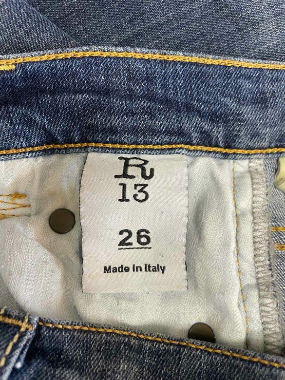 R13 X-OVER JEANS SIZE 26