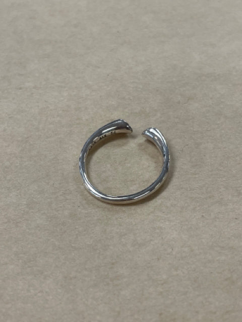 PANDORA TWO HEARTS OPEN RING 7
