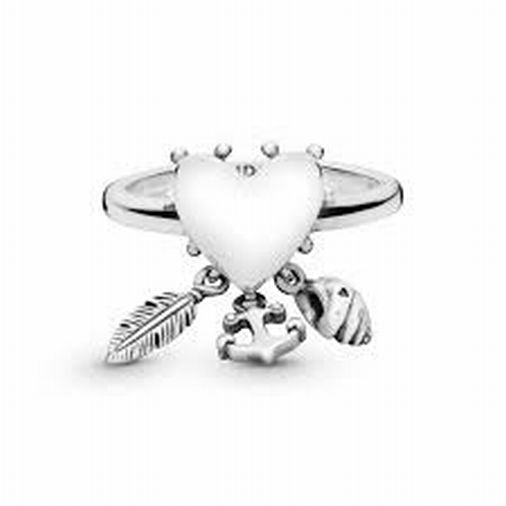 PANDORA SPIRITUAL SYMBOLS RING 6.5