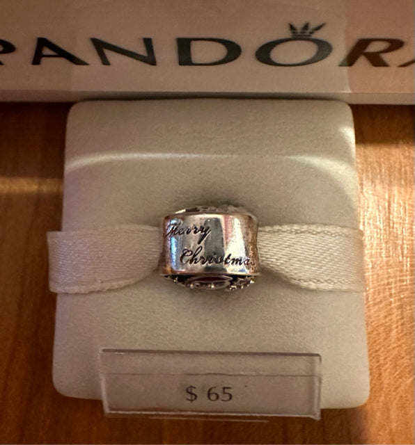 PANDORA CHRISTMAS JOY CHARM 796364CZ