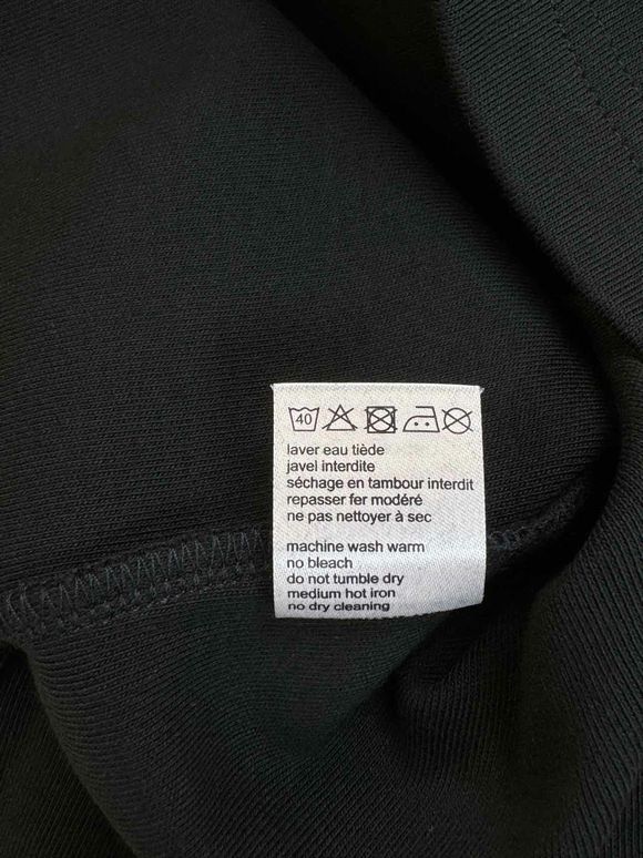 LACOSTE HEATHERED QUARTER ZIP BLACK SWEATER SIZE XXL