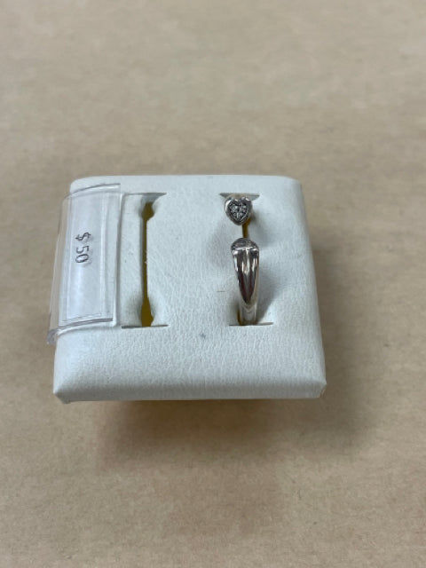 PANDORA TWO HEARTS OPEN RING 6.25