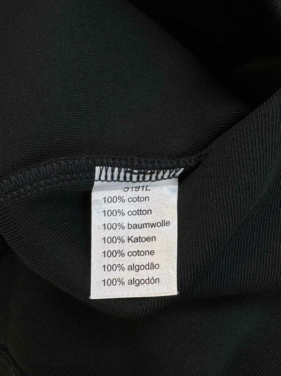 LACOSTE HEATHERED QUARTER ZIP BLACK SWEATER SIZE XXL