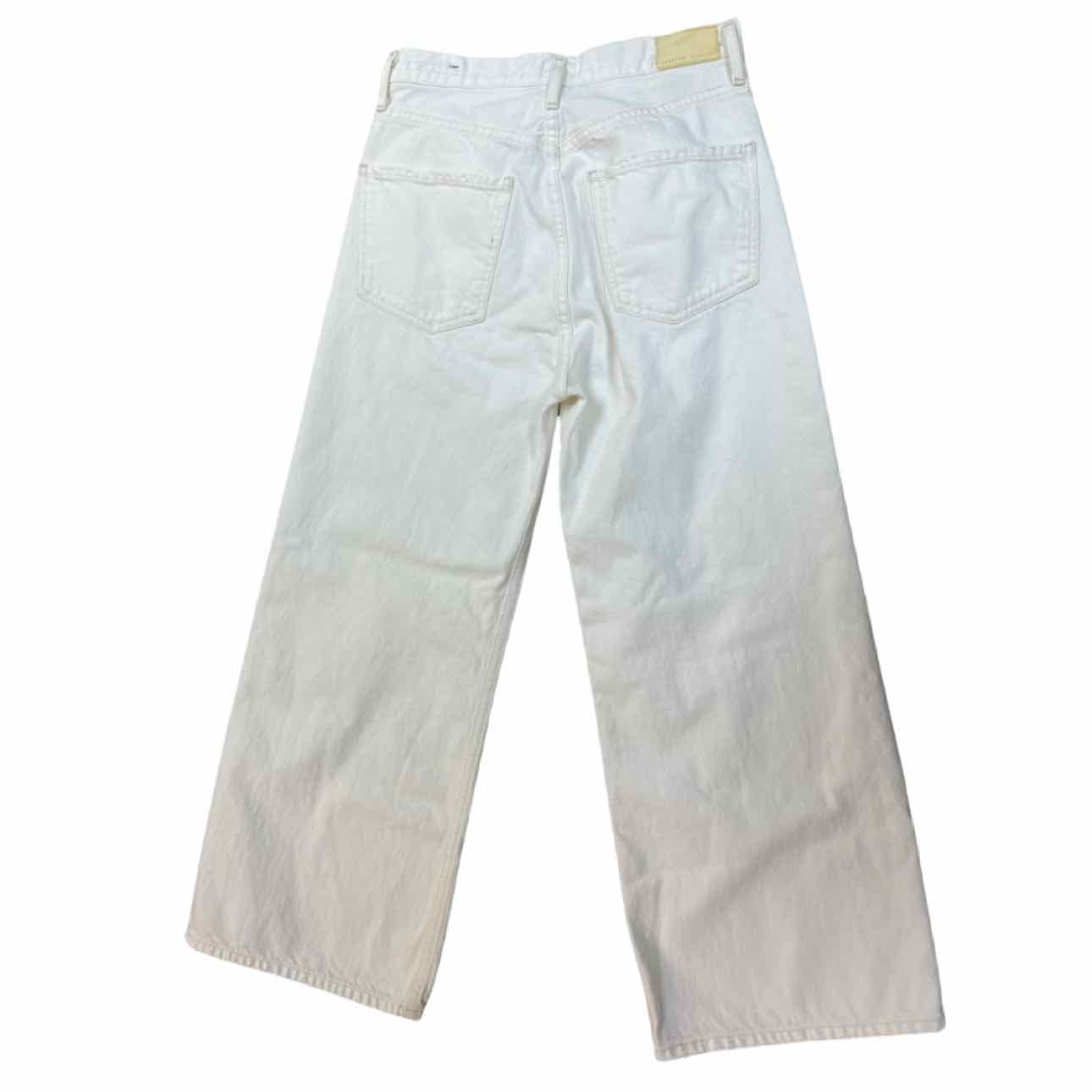 CITIZENS OF HUMANITY SACHA HIGH RISE WIDE LEG DENIM IN IDYLL SIZE 27