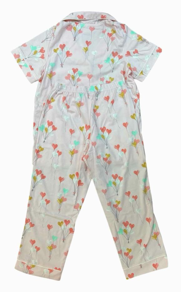 BED HEAD NEW! FLOATING HEARTS PINK PAJAMA SET SIZE XS