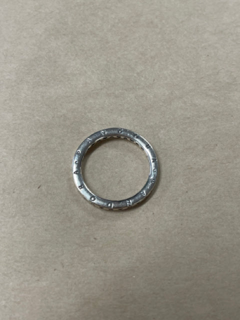 PANDORA HEARTS & LOGO RING 5.75