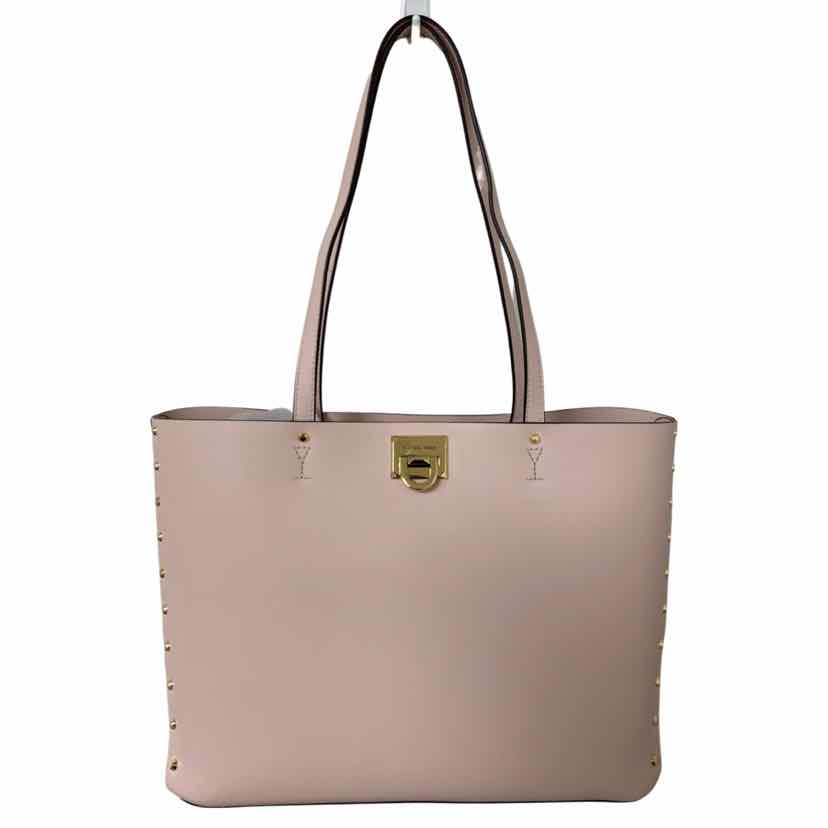 NWT! MICHAEL KORS LIGHT PINK MANHATTAN LARGE TOTE– WEARHOUSE CONSIGNMENT