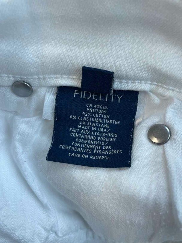 TAYLOR ULTRA HIGH FULL WHITE DENIM GRAY STRIPE JEANS SIZE 24