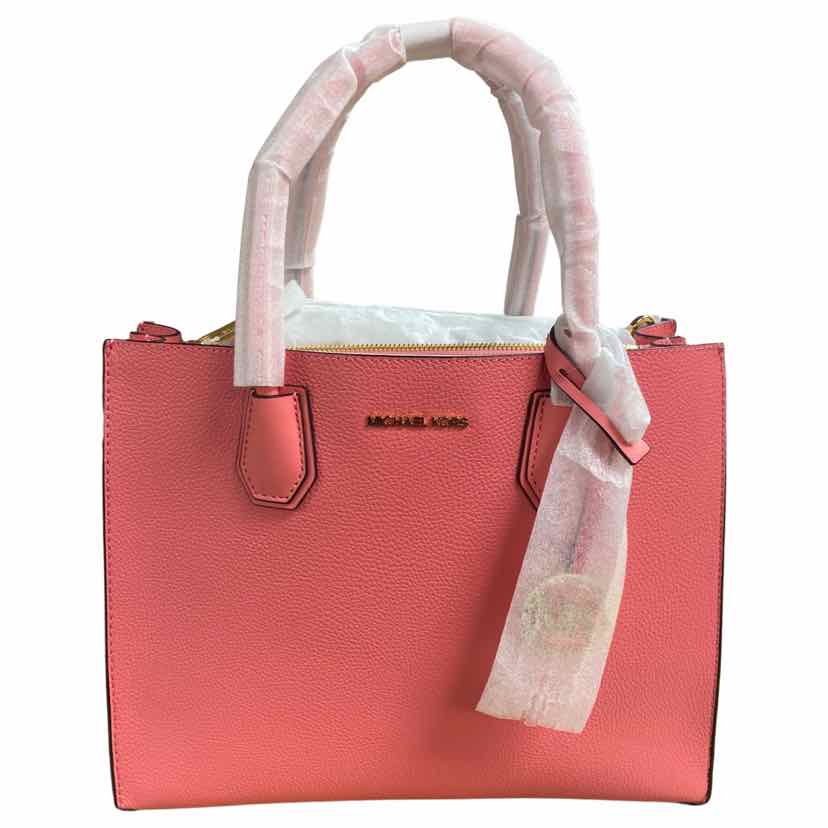 NWT! MICHAEL KORS PINK MERCER LARGE SATCHEL WITH LARGE PHONE