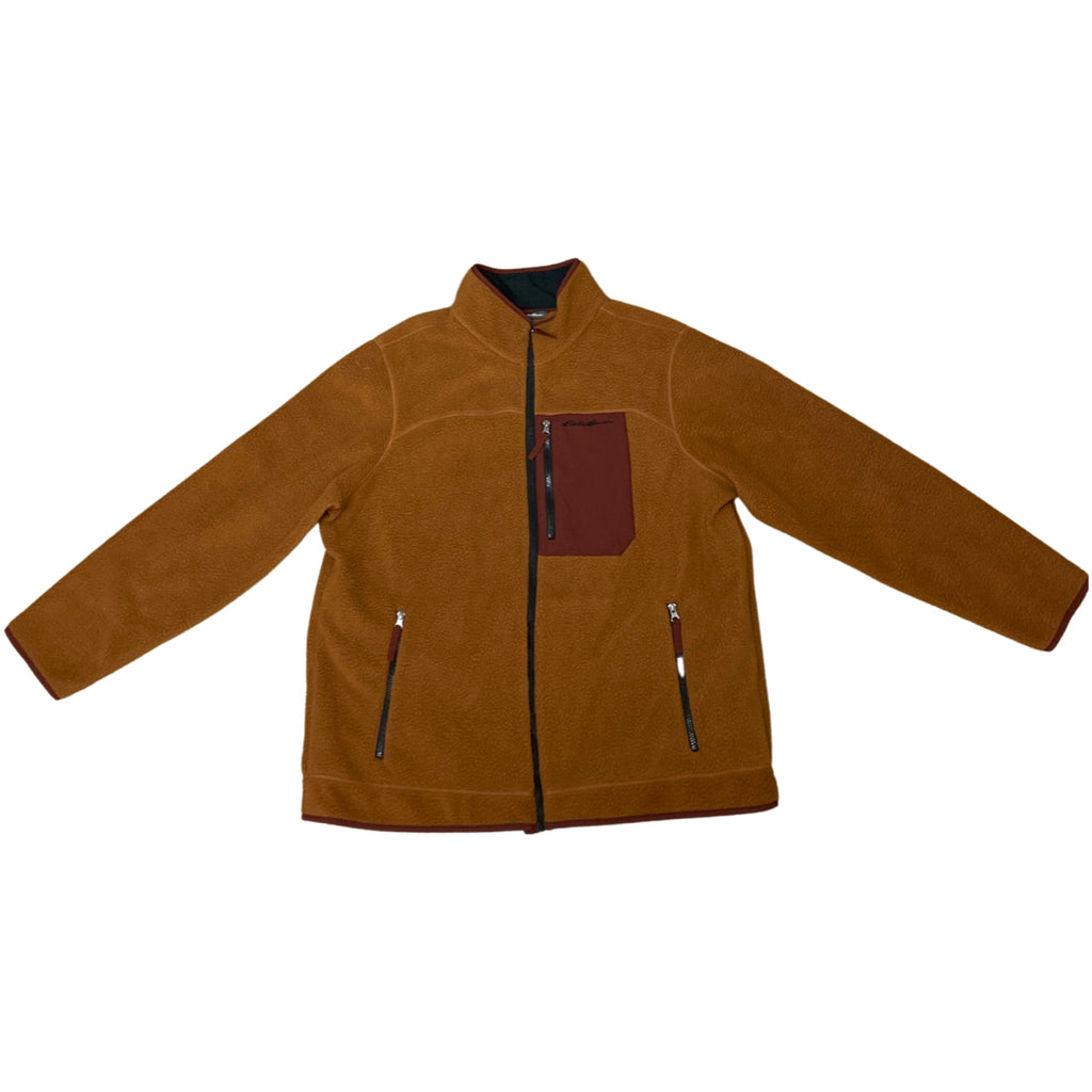 Sherpa Fleece Jacket - Brown