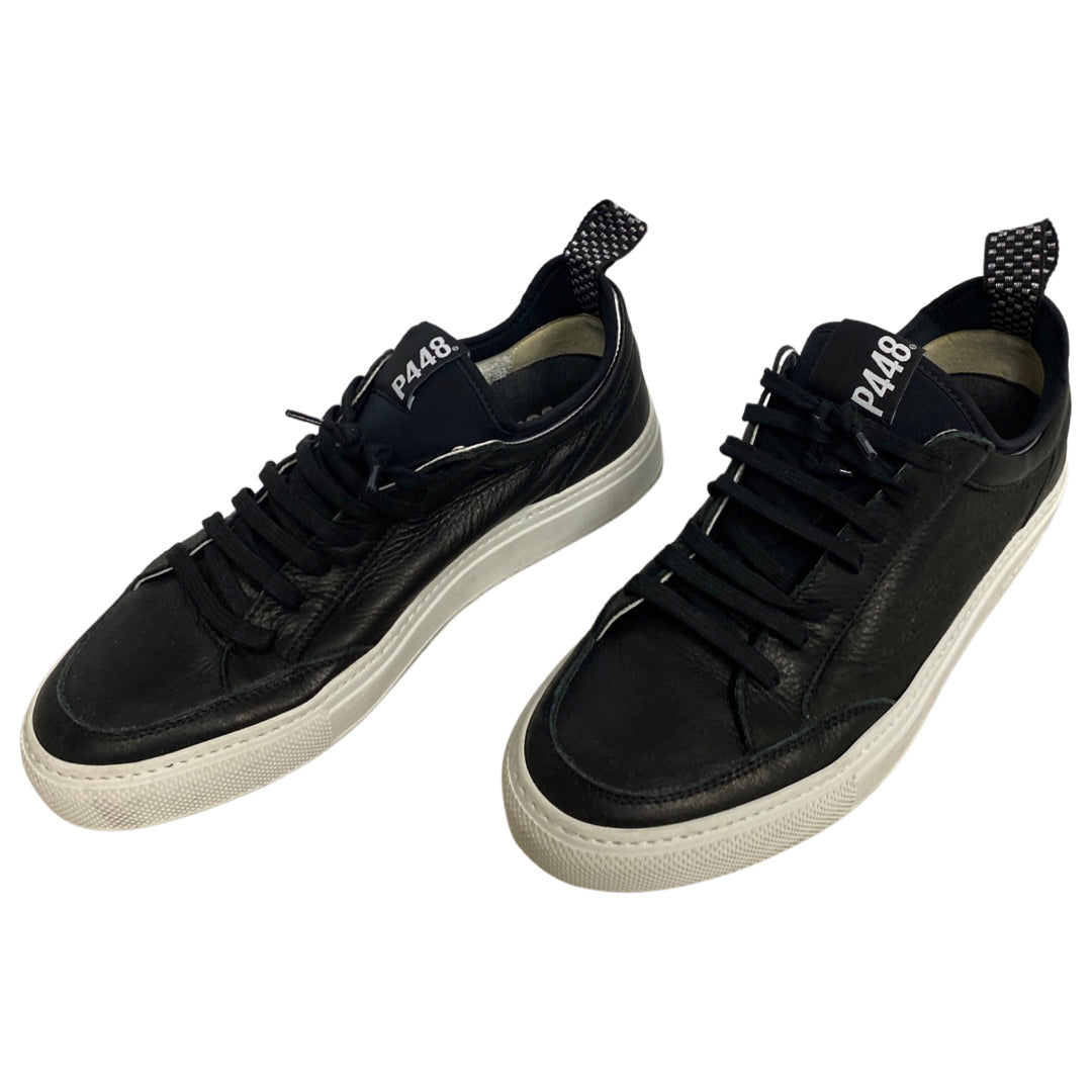 P448 BLACK JOHN LOW TOP SNEAKERS SIZE 40