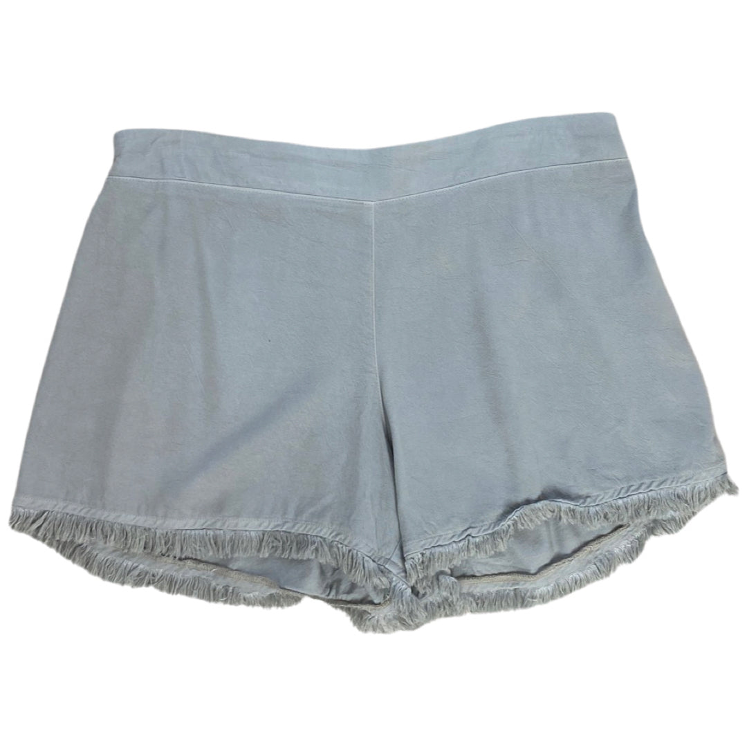 MAVEN SLATE GRAY FRINGE SHORTS SIZE MEDIUM
