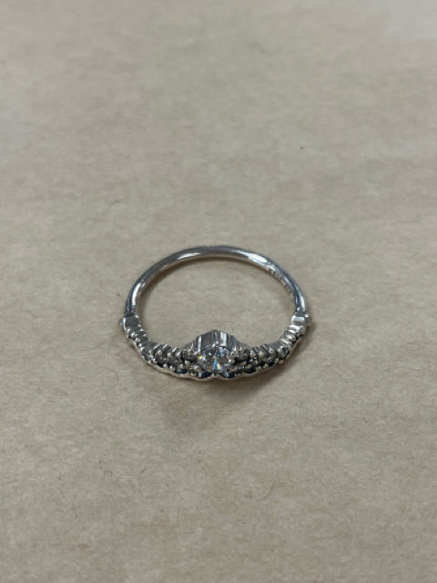 PANDORA FAIRYTALE TIARA CUBIC ZIRCONIA RING 9