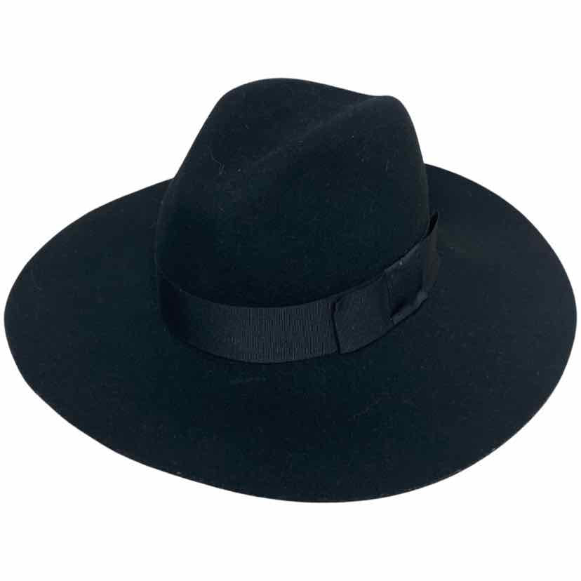 Nwt! Brixton Black Piper Felt Floppy Hat Size Small