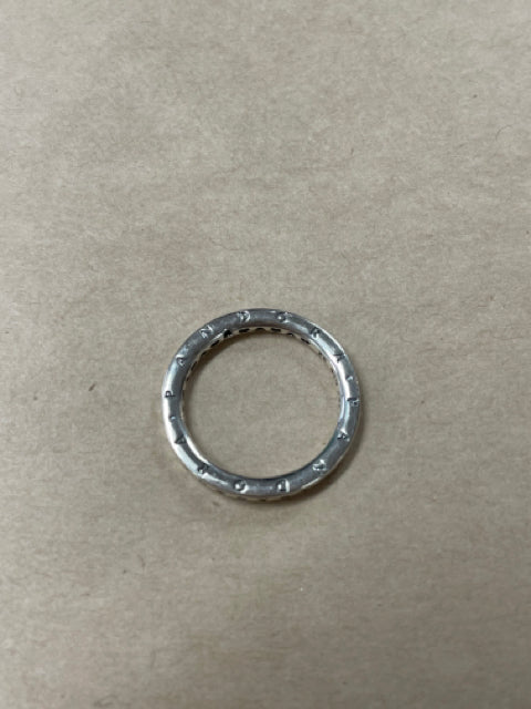 PANDORA HEARTS & LOGO RING 5.75